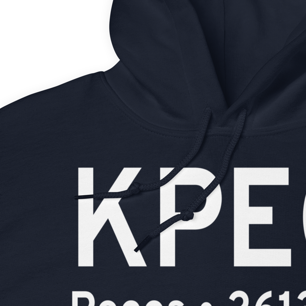 Pecos Municipal Airport (KPEQ) ICAO Hoodie Sweatshirt 