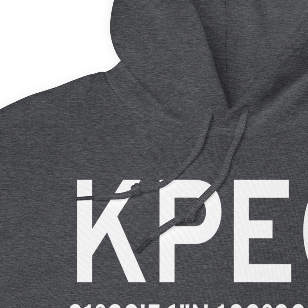 Pecos Municipal Airport (KPEQ) ICAO Hoodie Sweatshirt 