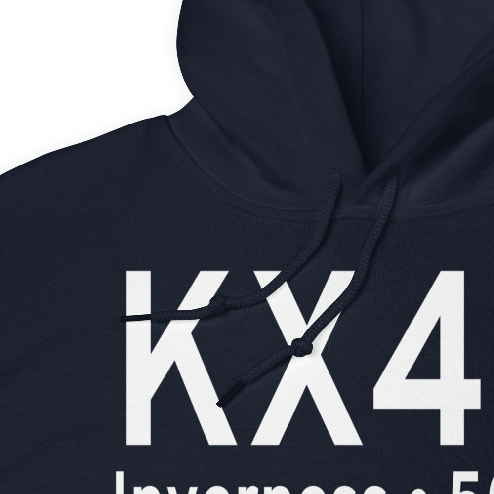 Inverness Airport (KX40) ICAO Hoodie Sweatshirt 