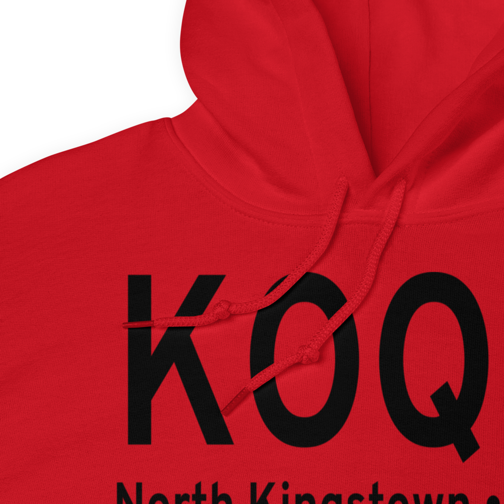Quonset State Airport (KOQU) ICAO Hoodie Sweatshirt 