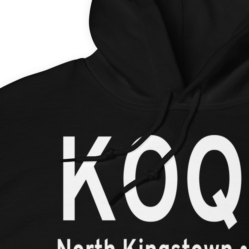 Quonset State Airport (KOQU) ICAO Hoodie Sweatshirt 