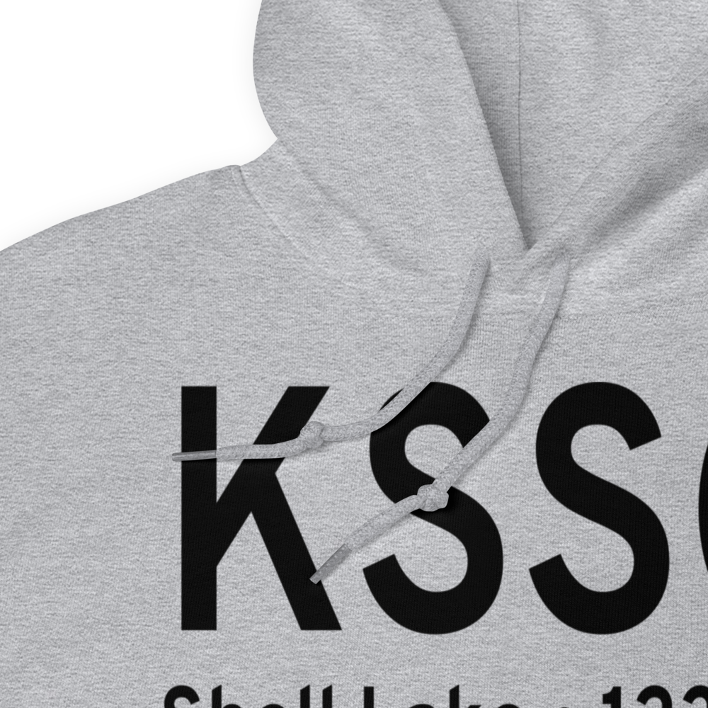 Shell Lake Municipal Airport (KSSQ) ICAO Hoodie Sweatshirt 