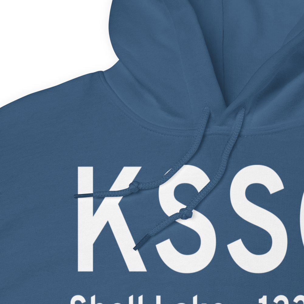 Shell Lake Municipal Airport (KSSQ) ICAO Hoodie Sweatshirt 
