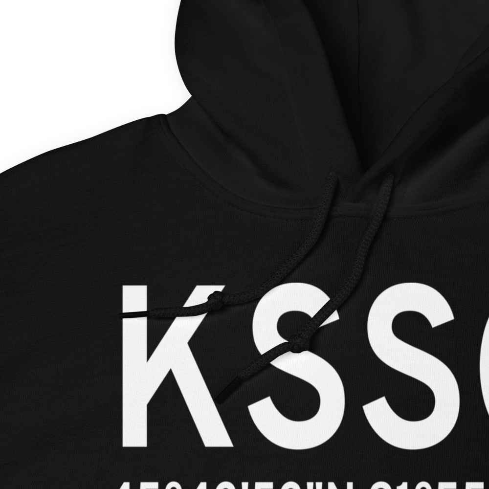 Shell Lake Municipal Airport (KSSQ) ICAO Hoodie Sweatshirt 