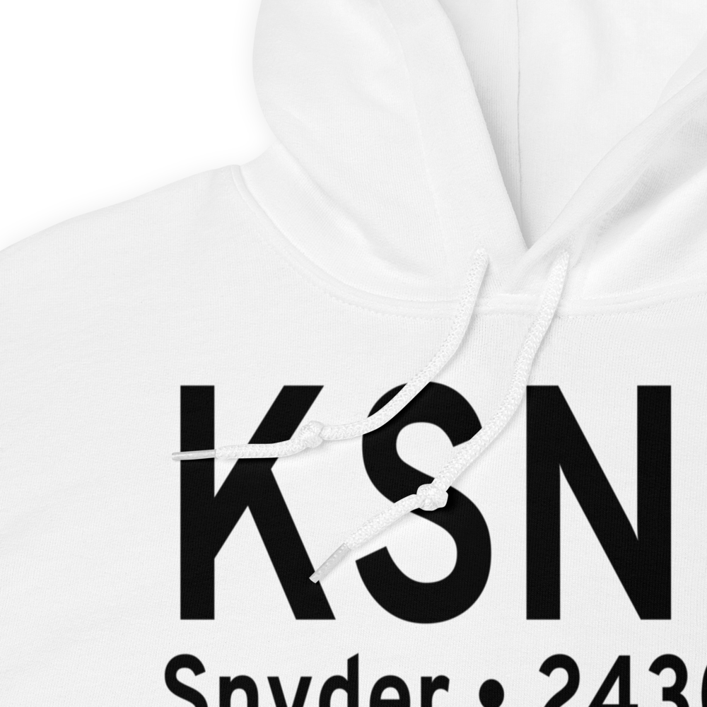 Winston Field (KSNK) ICAO Hoodie Sweatshirt 