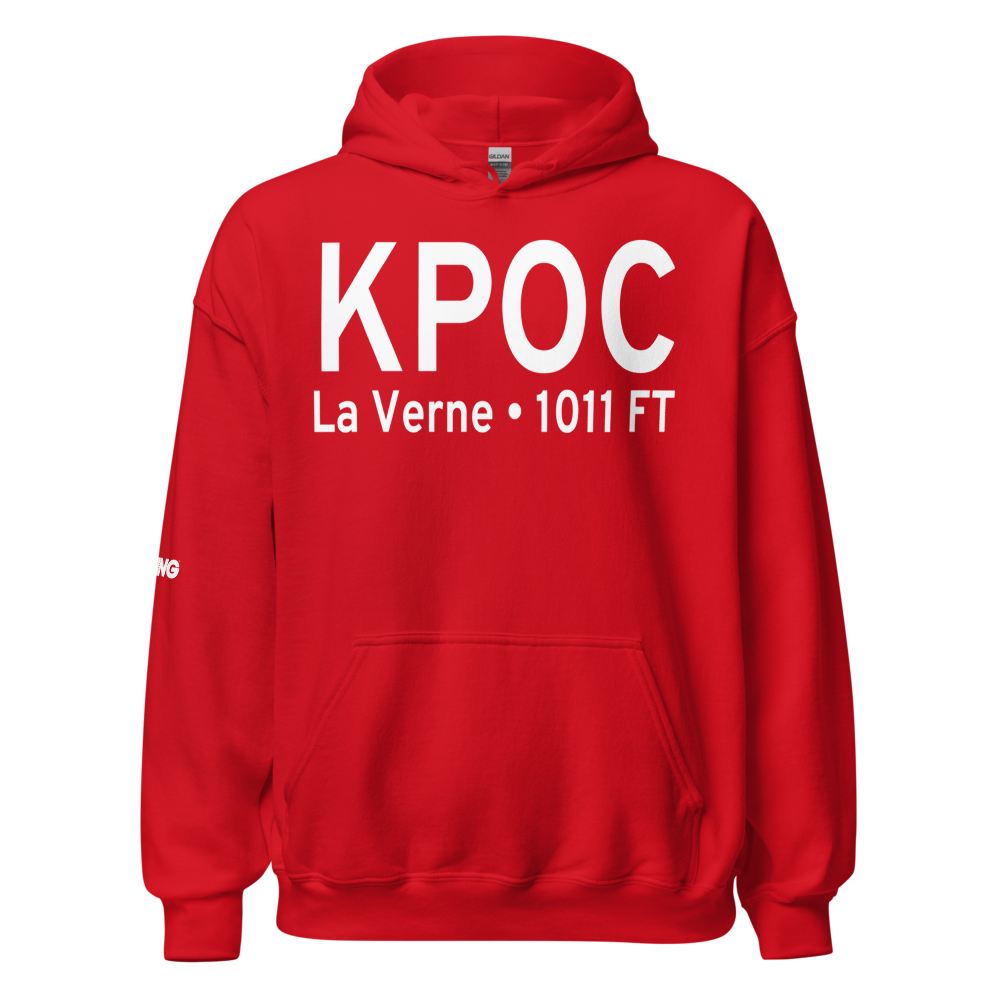 Brackett Field (KPOC) ICAO Hoodie Sweatshirt 