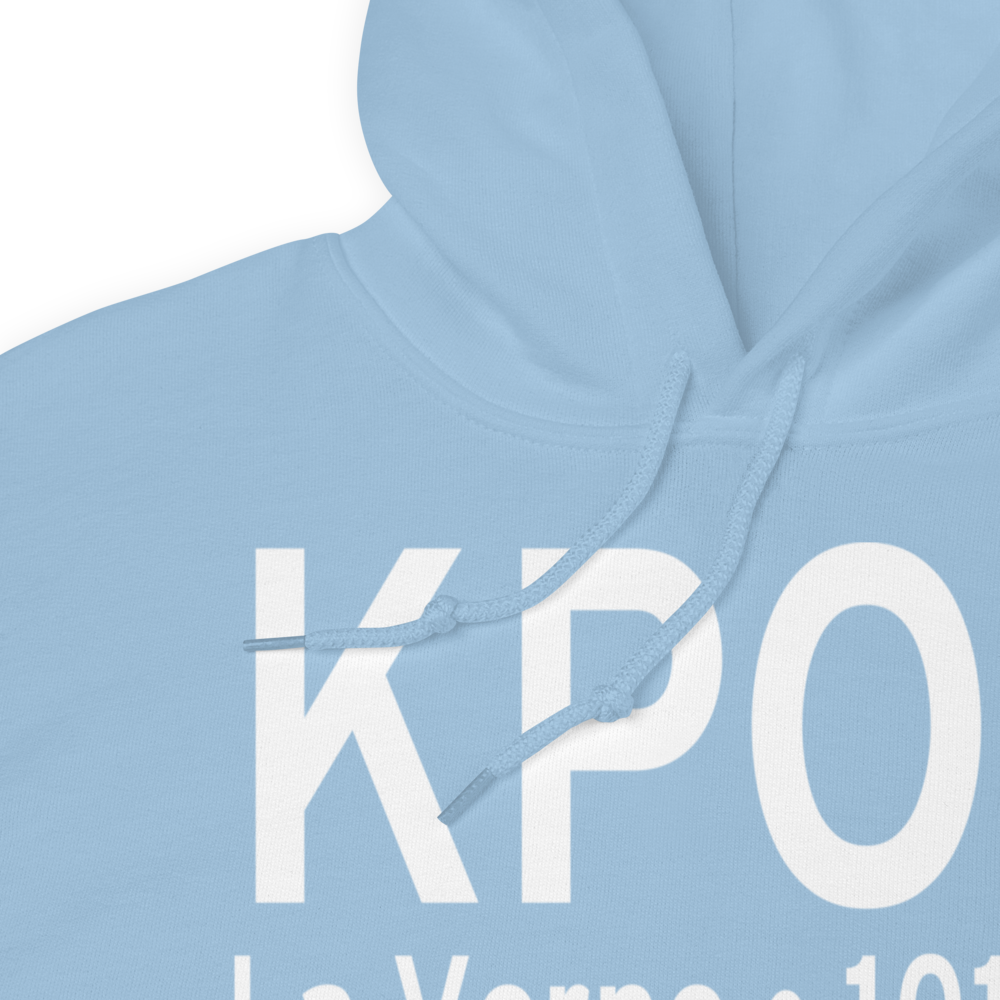 Brackett Field (KPOC) ICAO Hoodie Sweatshirt 