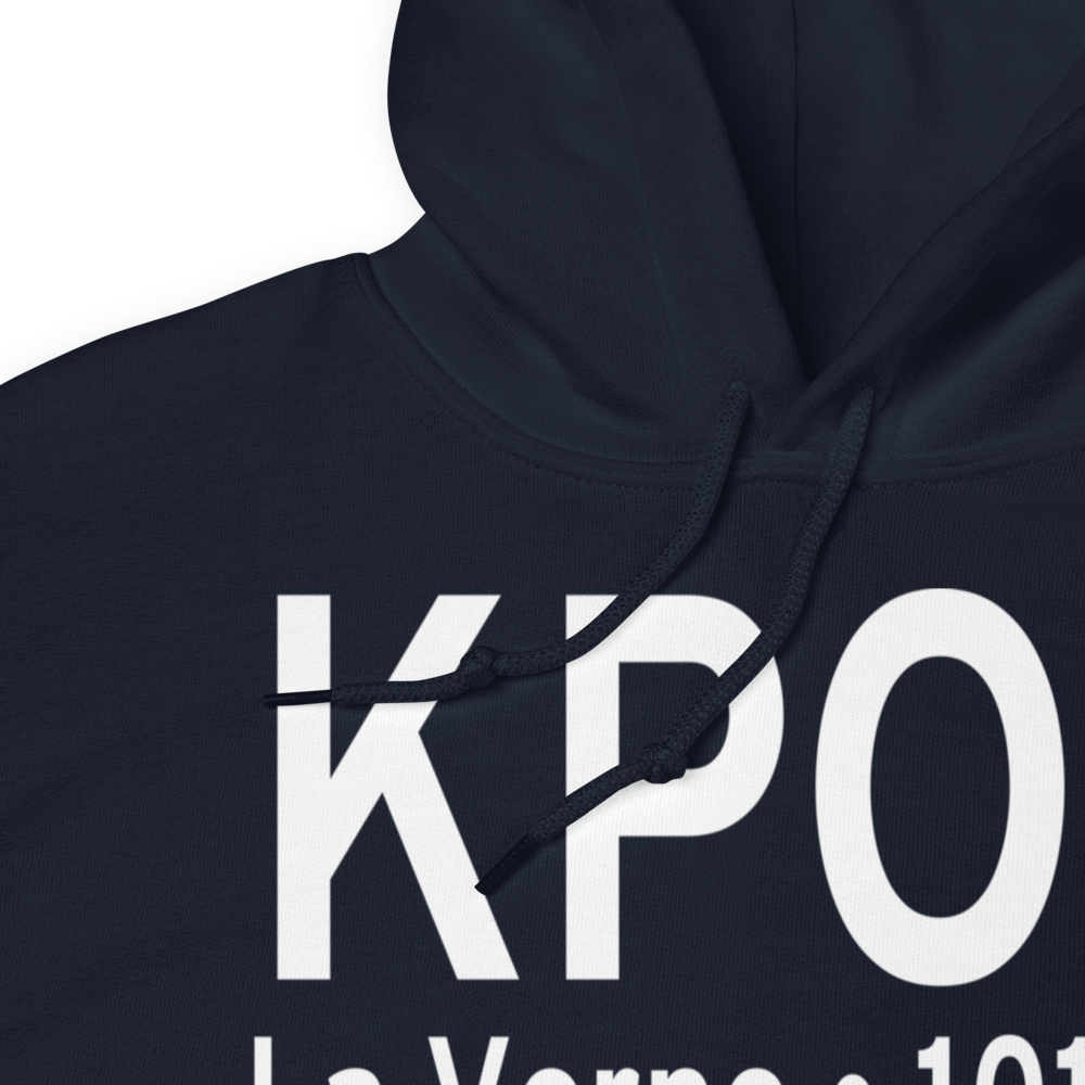 Brackett Field (KPOC) ICAO Hoodie Sweatshirt 