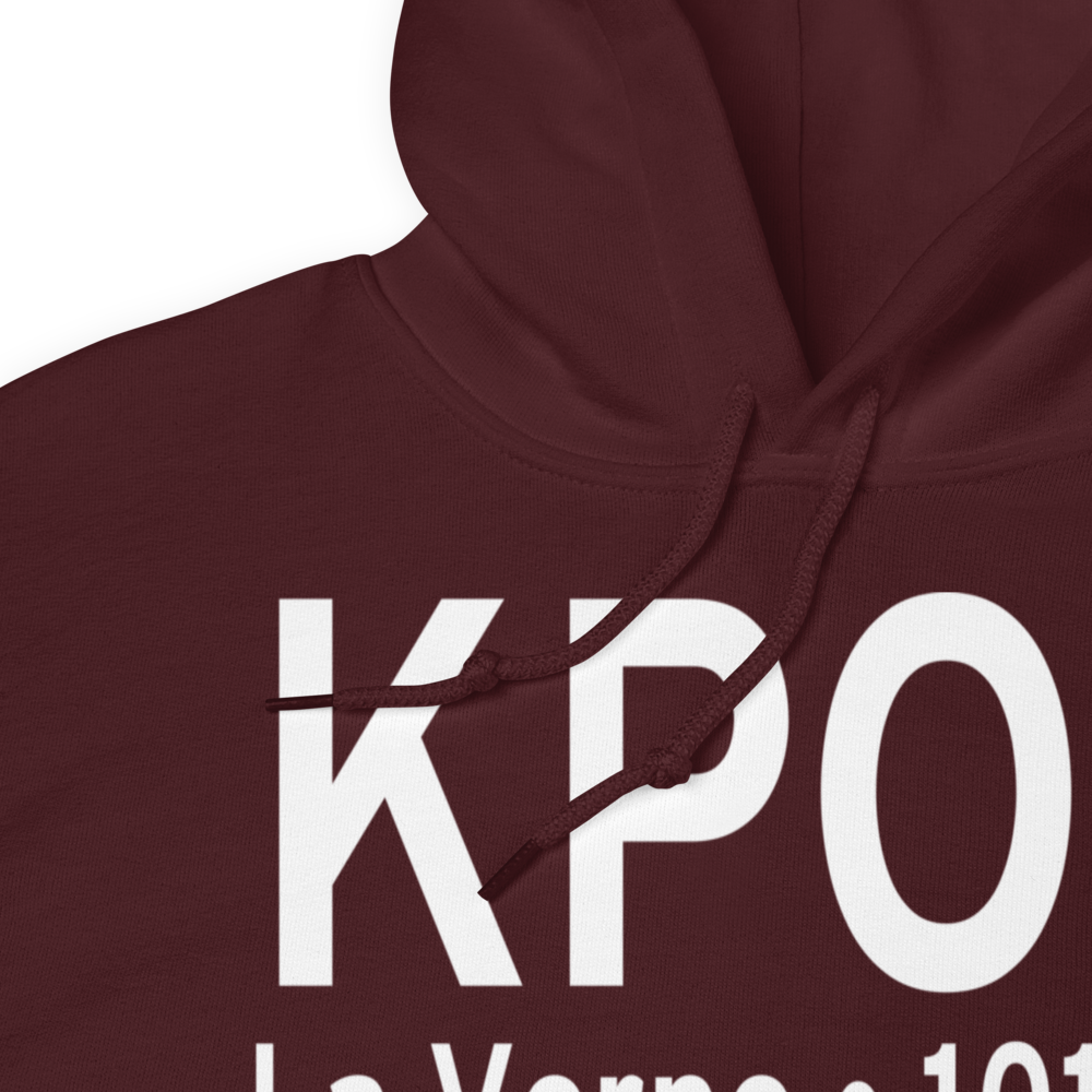 Brackett Field (KPOC) ICAO Hoodie Sweatshirt 
