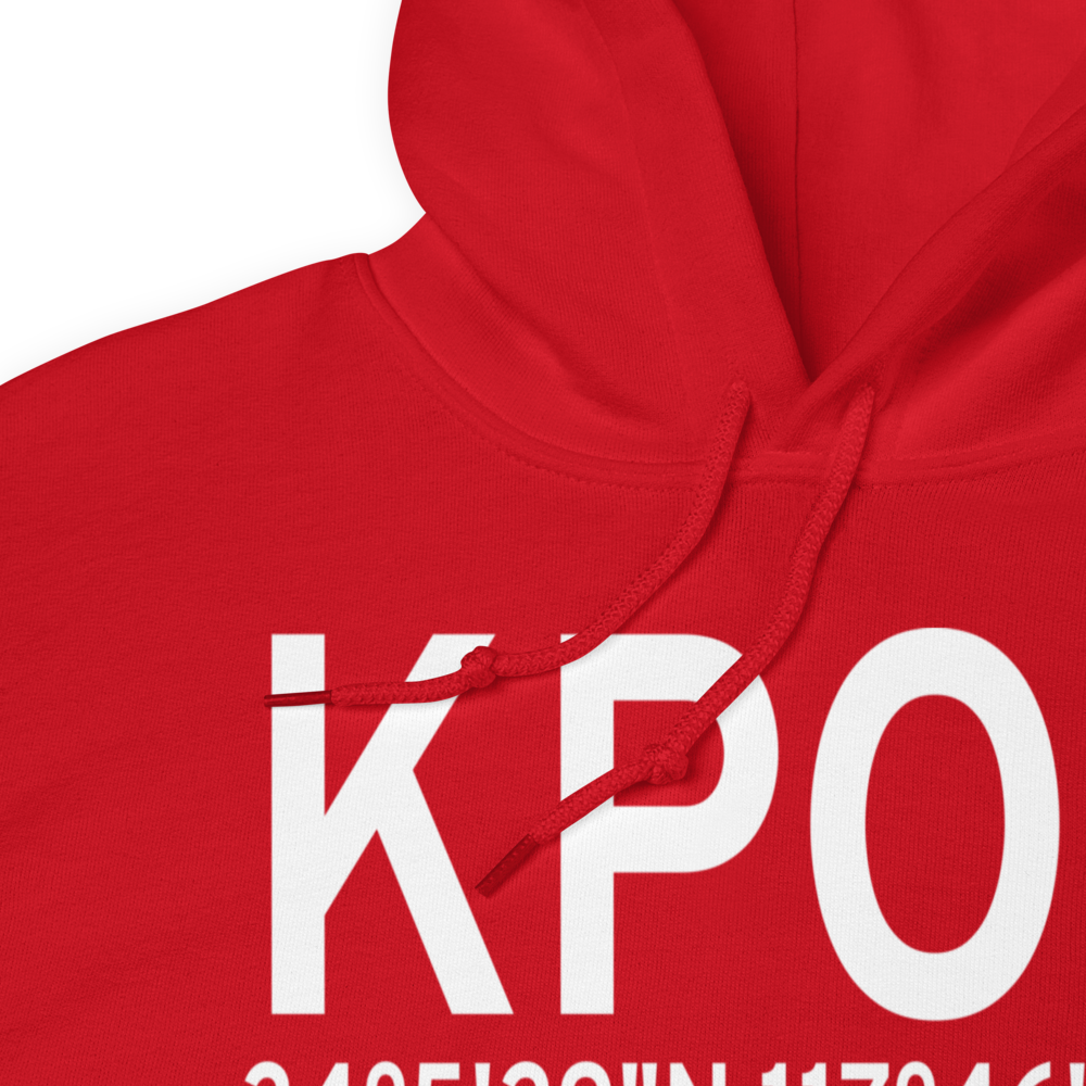 Brackett Field (KPOC) ICAO Hoodie Sweatshirt 