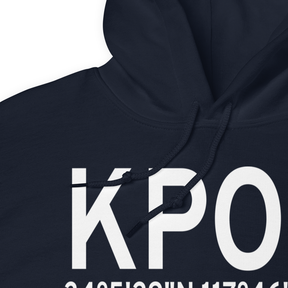 Brackett Field (KPOC) ICAO Hoodie Sweatshirt 