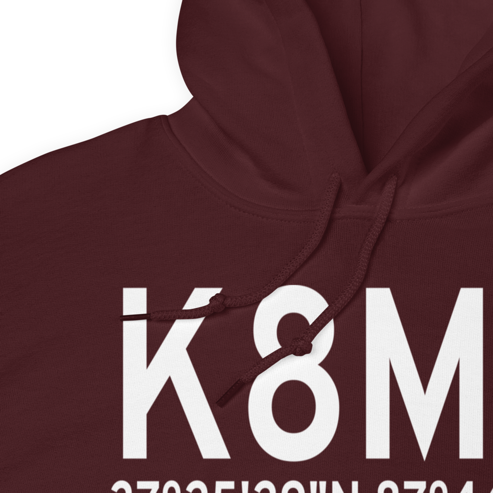 Providence Webster County Airport (K8M9) ICAO Hoodie Sweatshirt 