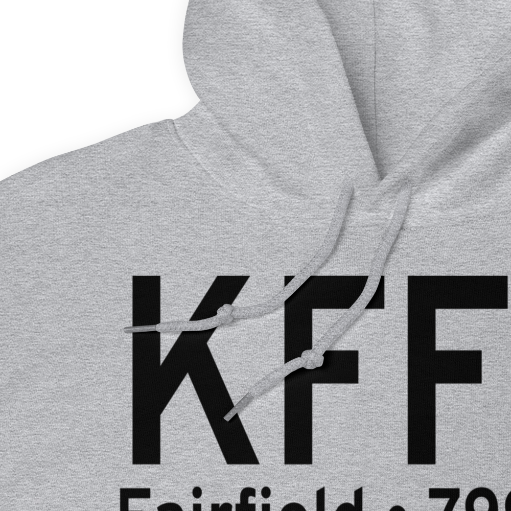 Fairfield Municipal Airport (KFFL) ICAO Hoodie Sweatshirt 