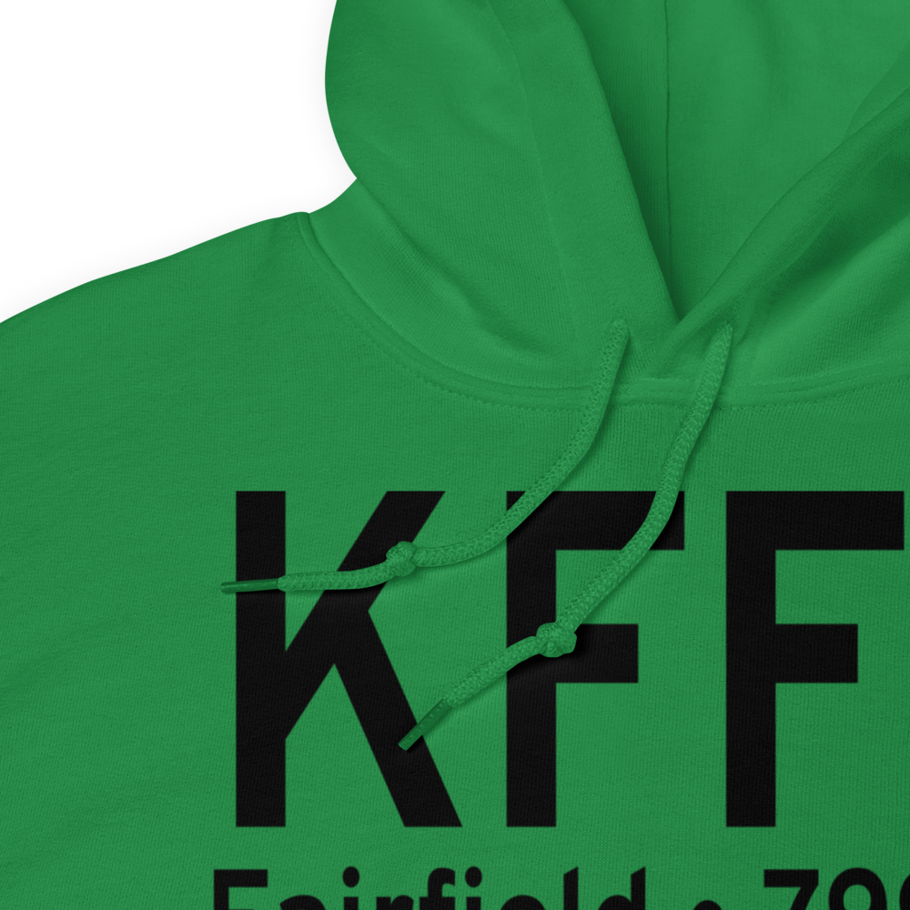 Fairfield Municipal Airport (KFFL) ICAO Hoodie Sweatshirt 