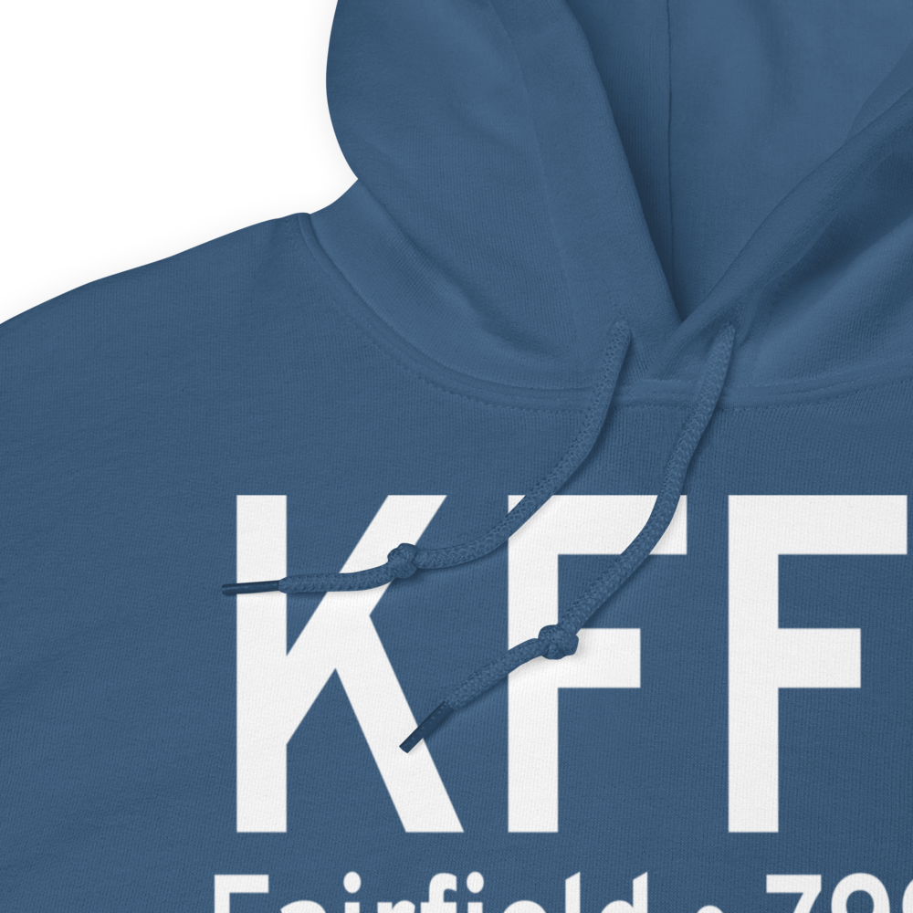 Fairfield Municipal Airport (KFFL) ICAO Hoodie Sweatshirt 