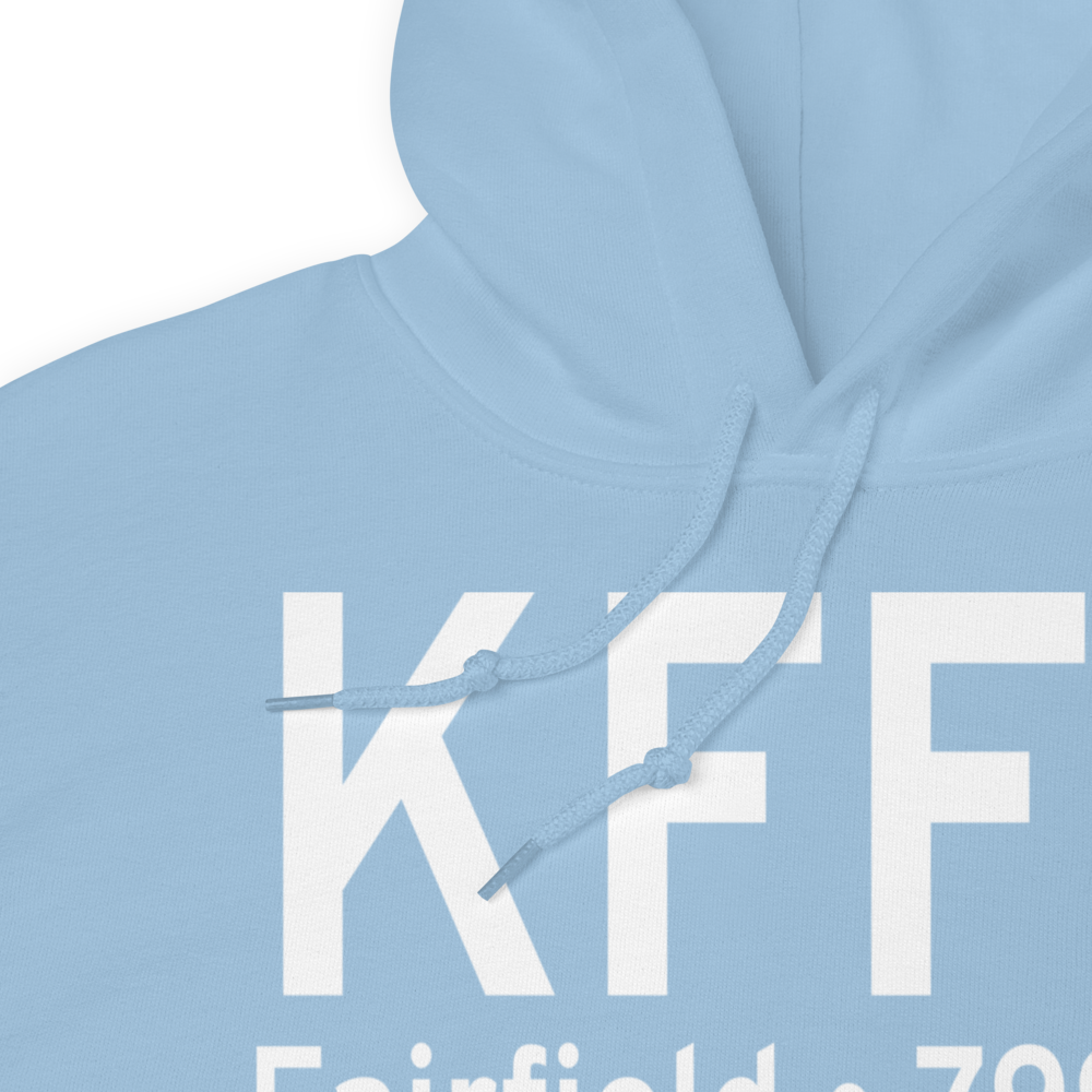 Fairfield Municipal Airport (KFFL) ICAO Hoodie Sweatshirt 