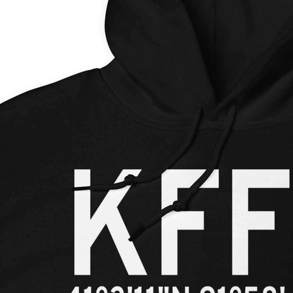 Fairfield Municipal Airport (KFFL) ICAO Hoodie Sweatshirt 