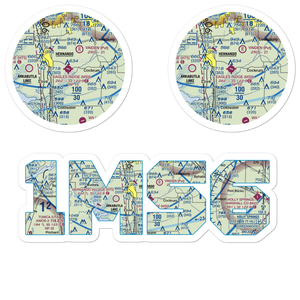 Eagles Ridge Airport (MS9) VFR Sectional Sticker Pack