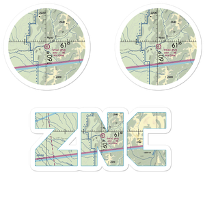 Nyac Airport (ZNC) VFR Sectional Sticker Pack