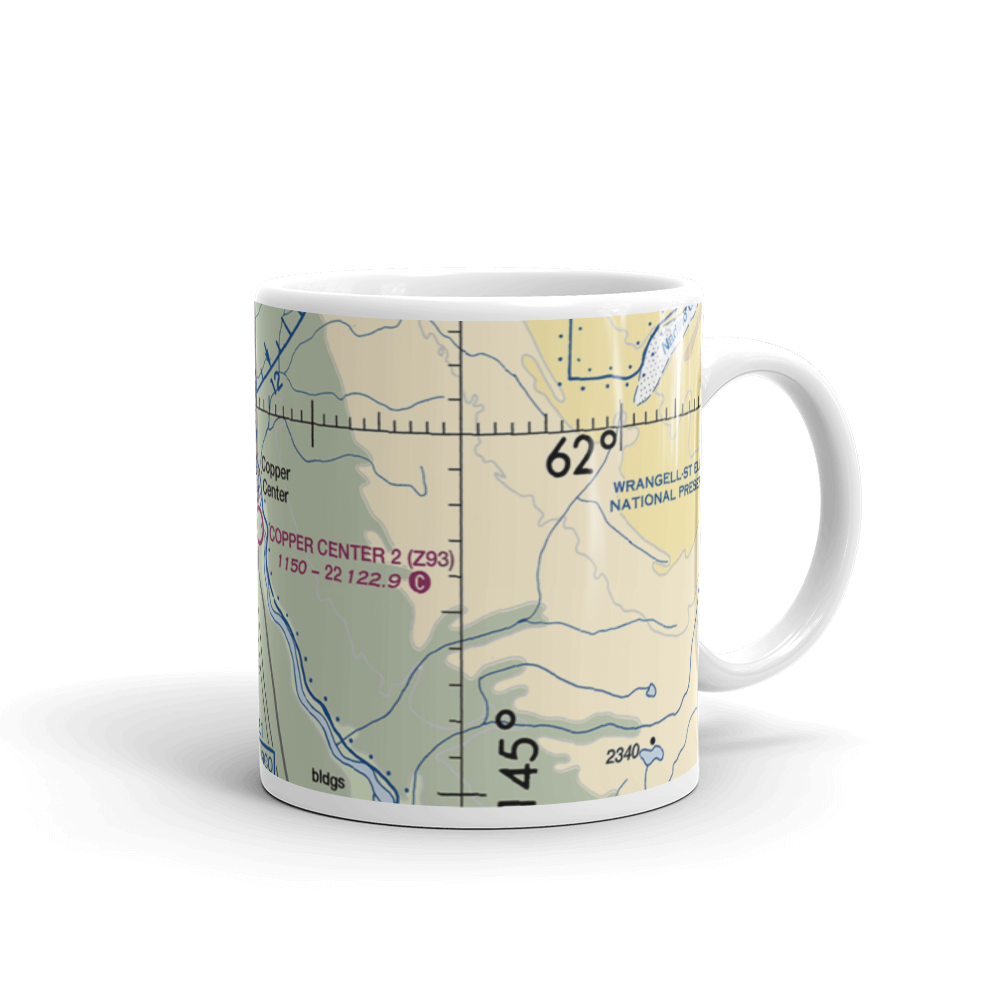 Copper Center 2 Airport (Z93) VFR Sectional  Mug 