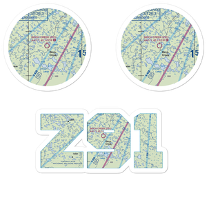 Birch Creek Airport (Z91) VFR Sectional Sticker Pack