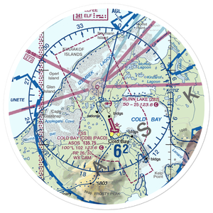 Blinn Lake Seaplane Base (Z87) VFR Sectional Sticker (30 mile)