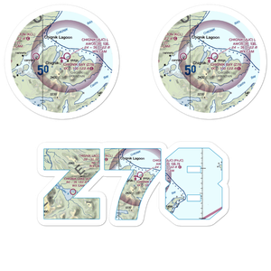 Chignik Bay Seaplane Base (Z78) VFR Sectional Sticker Pack