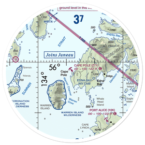 Cape Pole Seaplane Base (Z71) VFR Sectional Sticker (30 mile)