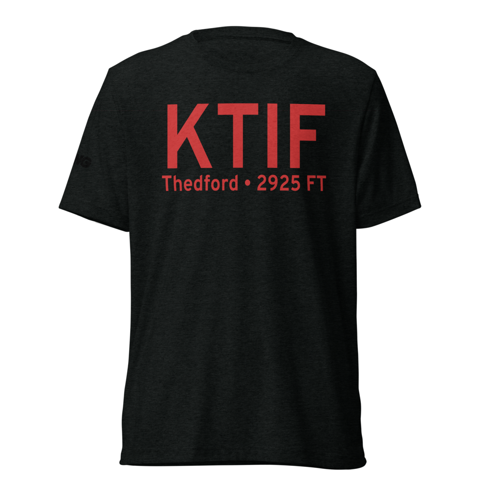 Thomas County Airport (KTIF) ICAO Tri-blend T-Shirt 