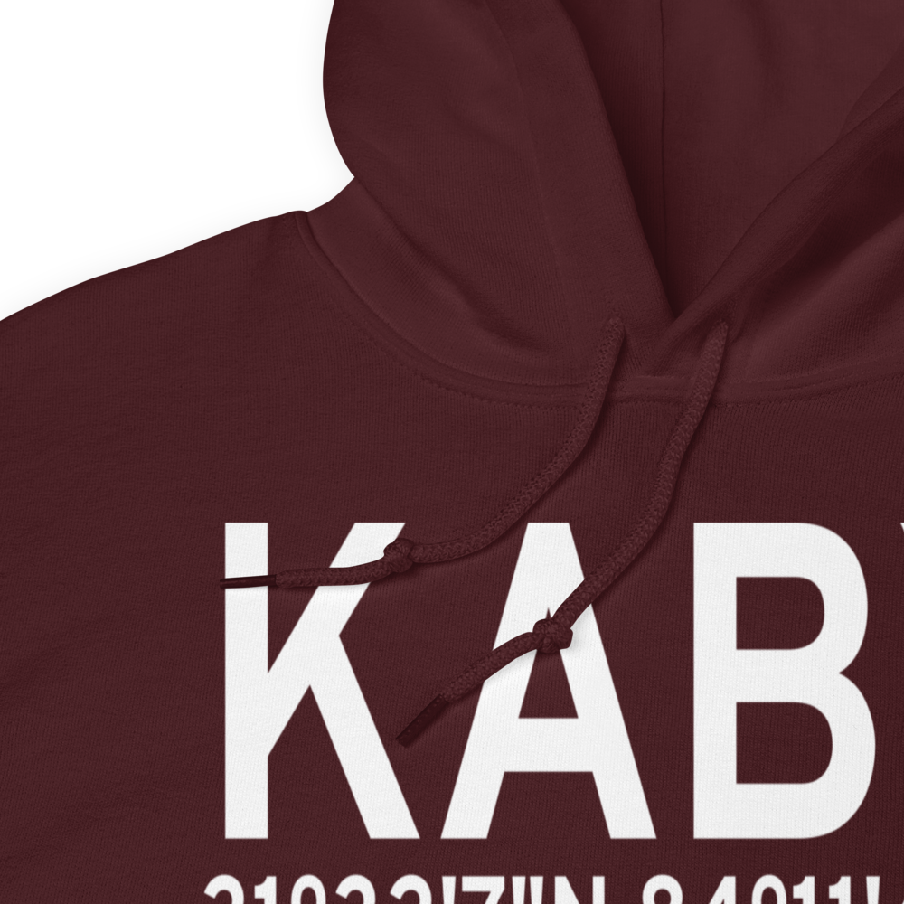 Southwest Georgia Regional Airport (KABY) ICAO Hoodie Sweatshirt 