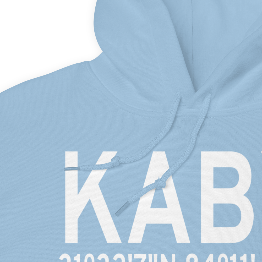 Southwest Georgia Regional Airport (KABY) ICAO Hoodie Sweatshirt 