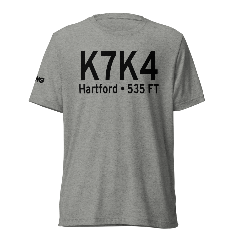Ohio County Airport (K7K4) ICAO Tri-blend T-Shirt 