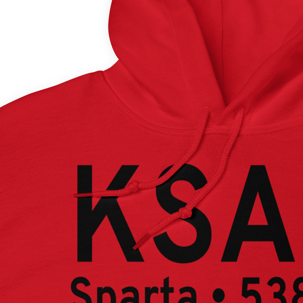 Sparta Community Hunter Field (KSAR) ICAO Hoodie Sweatshirt 