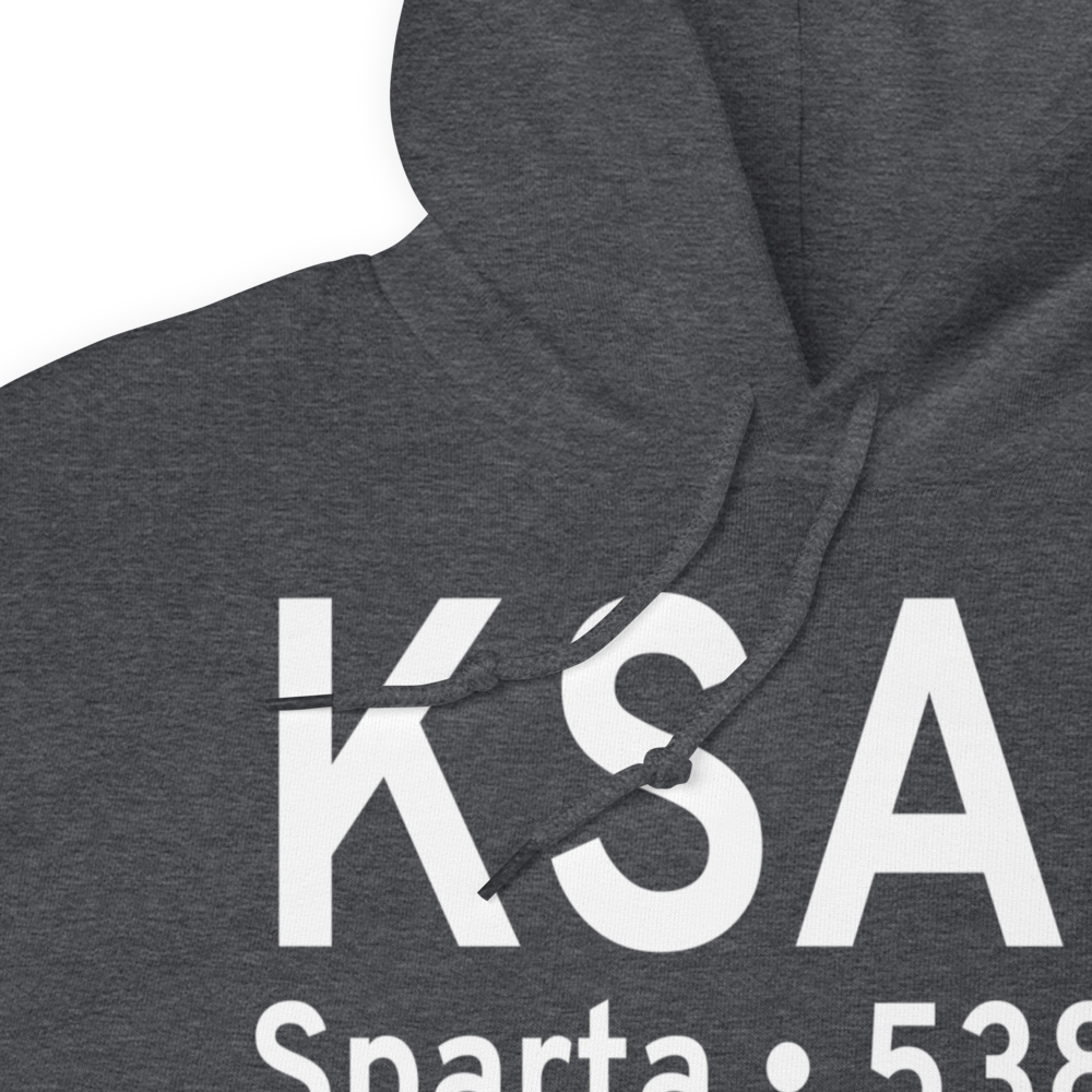 Sparta Community Hunter Field (KSAR) ICAO Hoodie Sweatshirt 