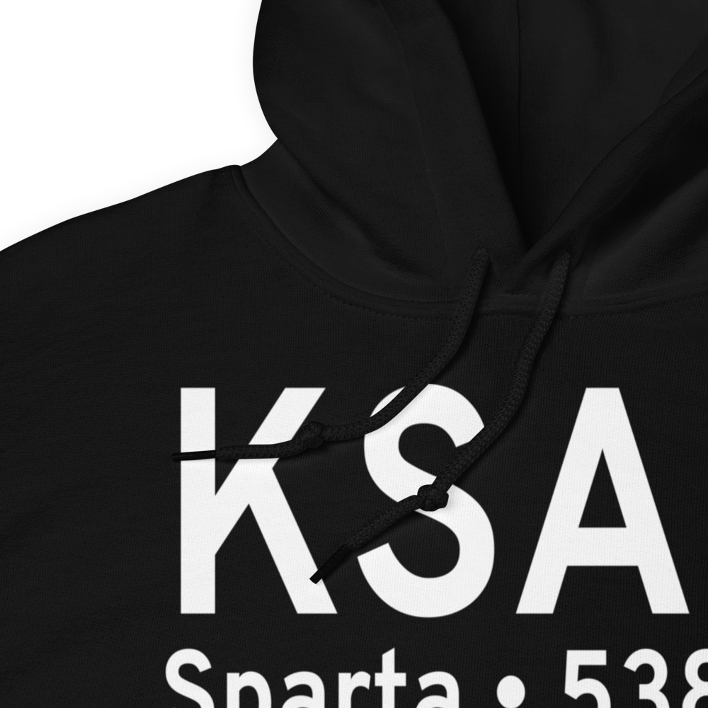 Sparta Community Hunter Field (KSAR) ICAO Hoodie Sweatshirt 