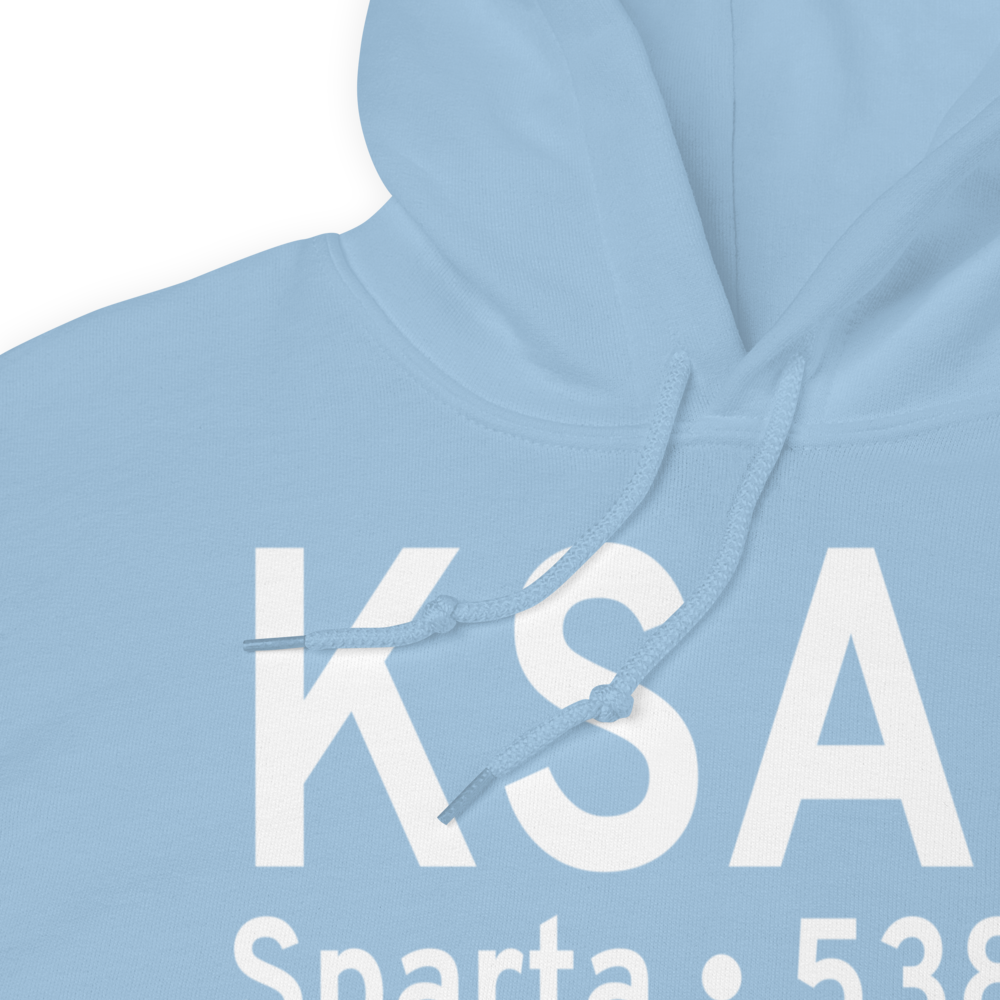 Sparta Community Hunter Field (KSAR) ICAO Hoodie Sweatshirt 