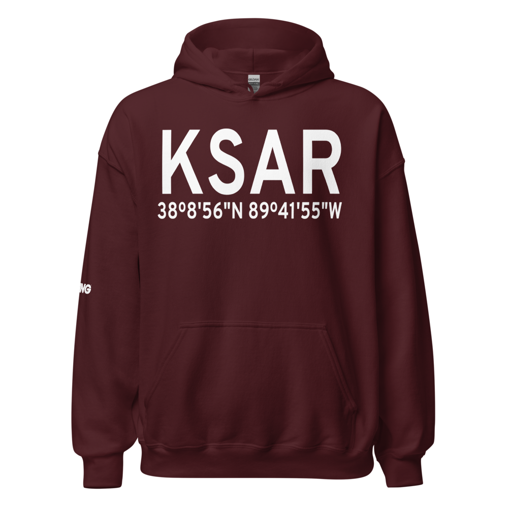 Sparta Community Hunter Field (KSAR) ICAO Hoodie Sweatshirt 