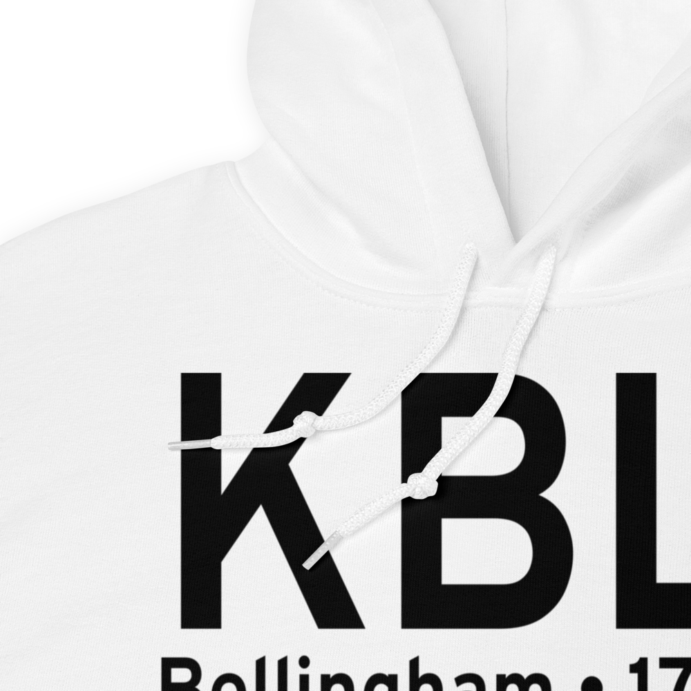 Bellingham International Airport (KBLI) ICAO Hoodie Sweatshirt 