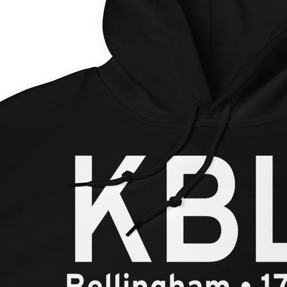 Bellingham International Airport (KBLI) ICAO Hoodie Sweatshirt 