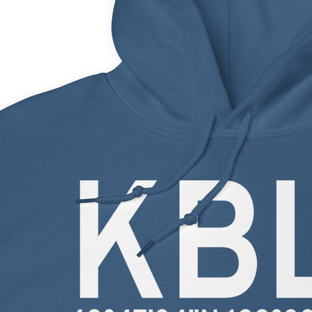 Bellingham International Airport (KBLI) ICAO Hoodie Sweatshirt 