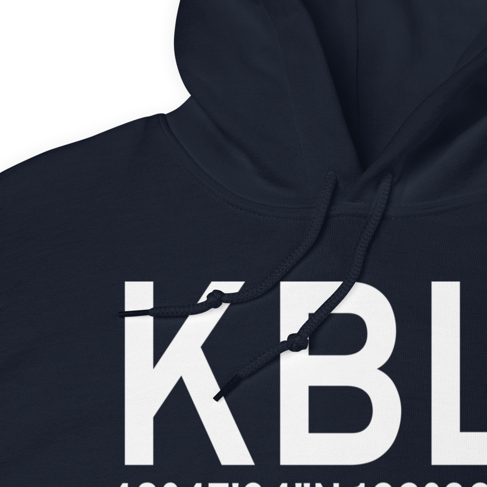 Bellingham International Airport (KBLI) ICAO Hoodie Sweatshirt 