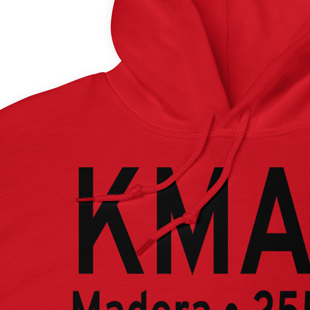 Madera Municipal Airport (KMAE) ICAO Hoodie Sweatshirt 