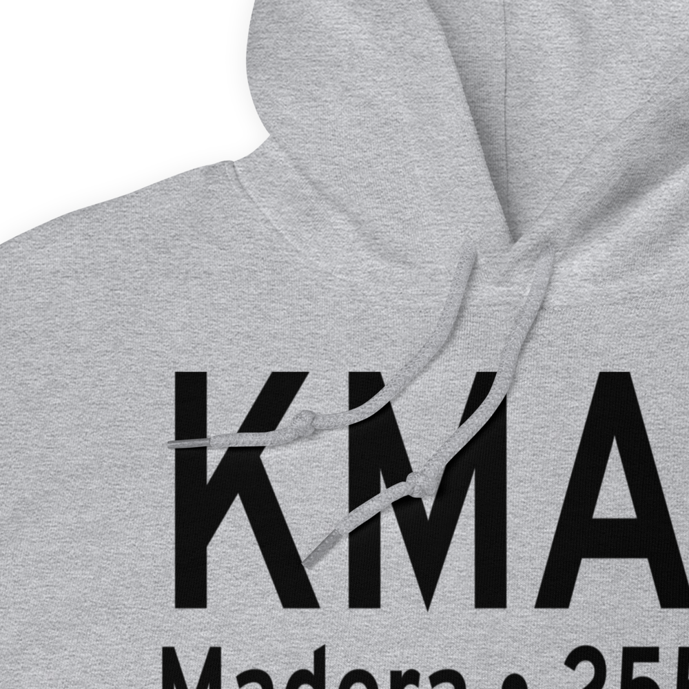 Madera Municipal Airport (KMAE) ICAO Hoodie Sweatshirt 