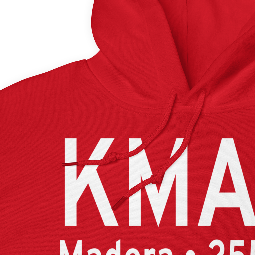 Madera Municipal Airport (KMAE) ICAO Hoodie Sweatshirt 
