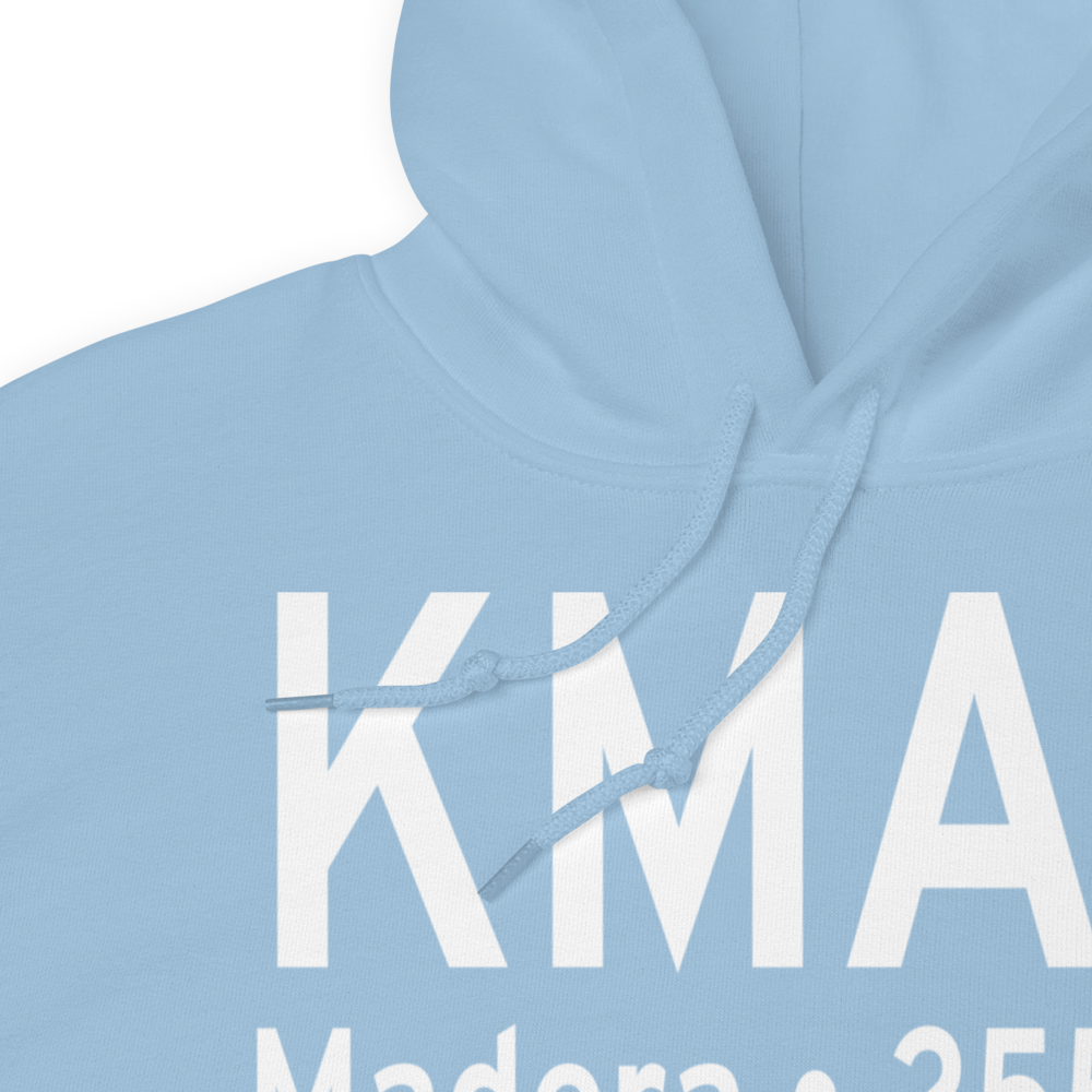 Madera Municipal Airport (KMAE) ICAO Hoodie Sweatshirt 