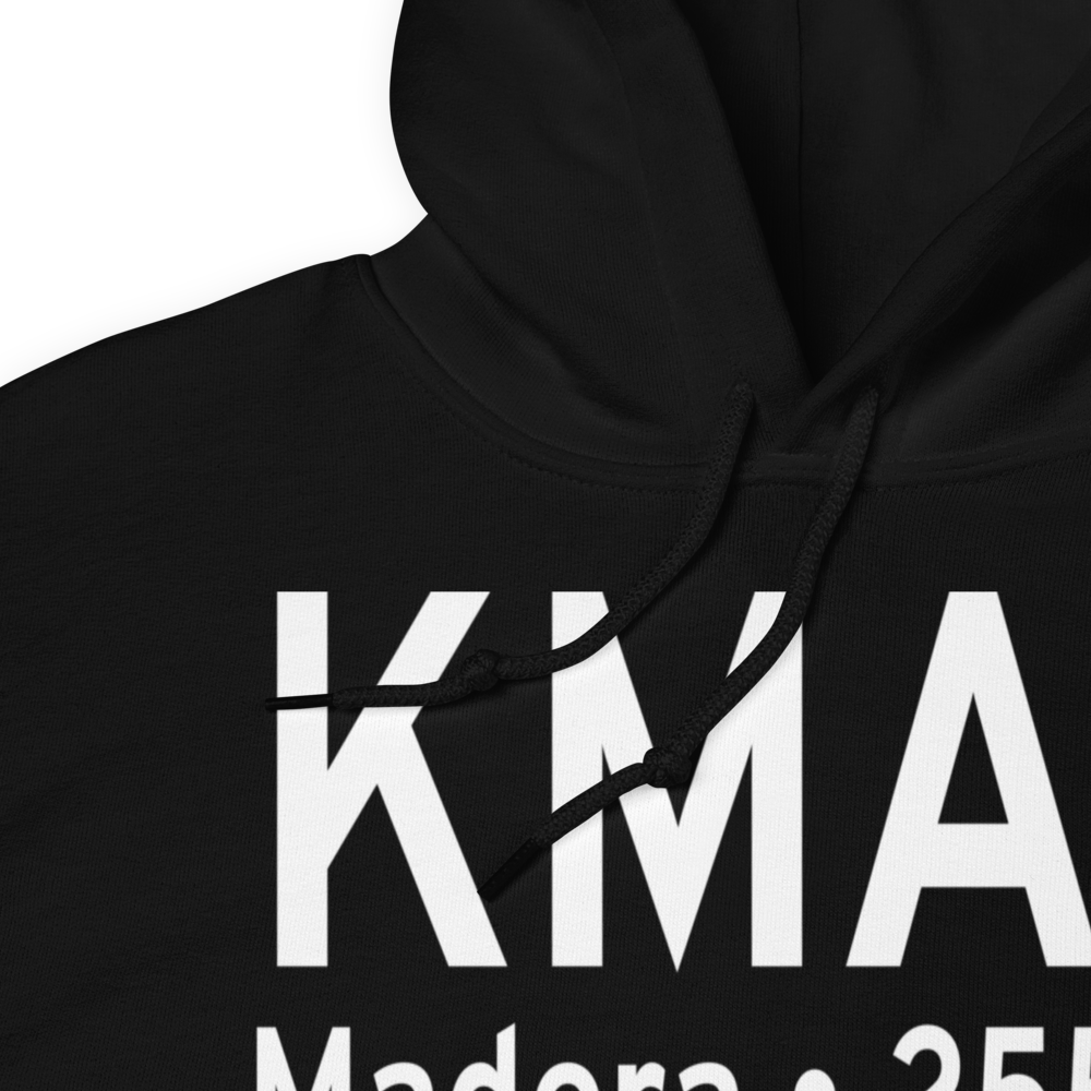 Madera Municipal Airport (KMAE) ICAO Hoodie Sweatshirt 