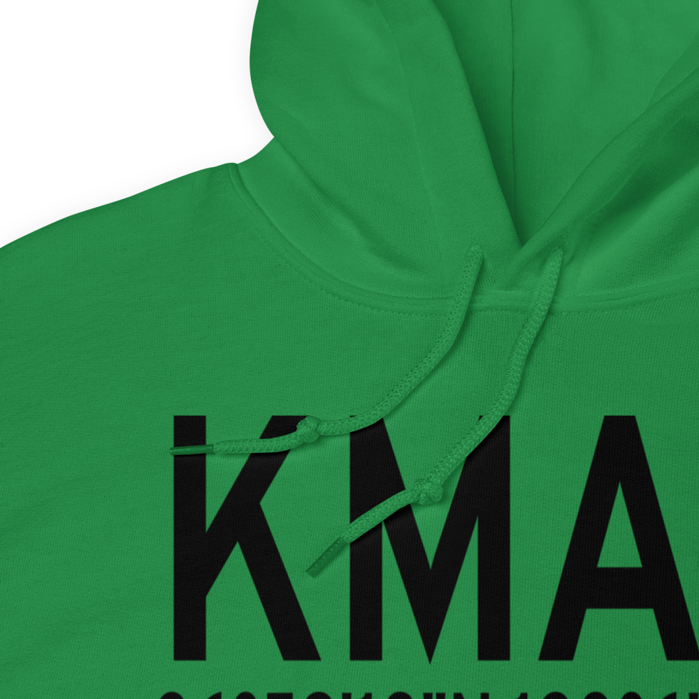 Madera Municipal Airport (KMAE) ICAO Hoodie Sweatshirt 