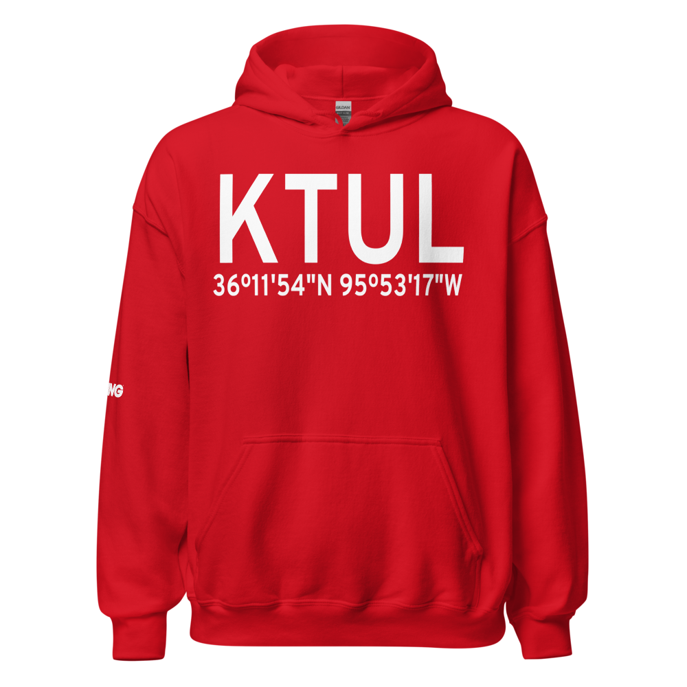 Tulsa International Airport (KTUL) ICAO Hoodie Sweatshirt 