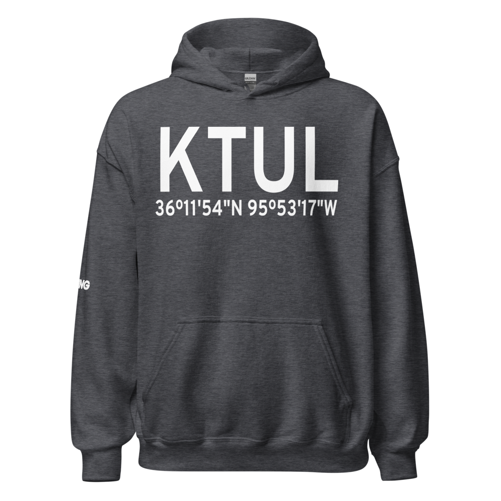 Tulsa International Airport (KTUL) ICAO Hoodie Sweatshirt 
