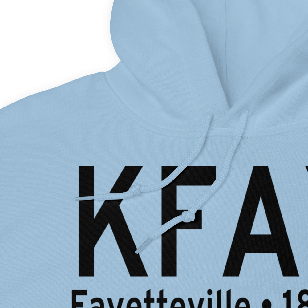 Fayetteville Regional Grannis Field (KFAY) ICAO Hoodie Sweatshirt 